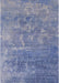 Mid-Century Modern Azure Blue Oriental Rug, urb2795