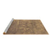 Sideview of Machine Washable Oriental Brown Industrial Rug, wshurb2795brn