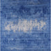 Square Mid-Century Modern Blue Oriental Rug, urb2796