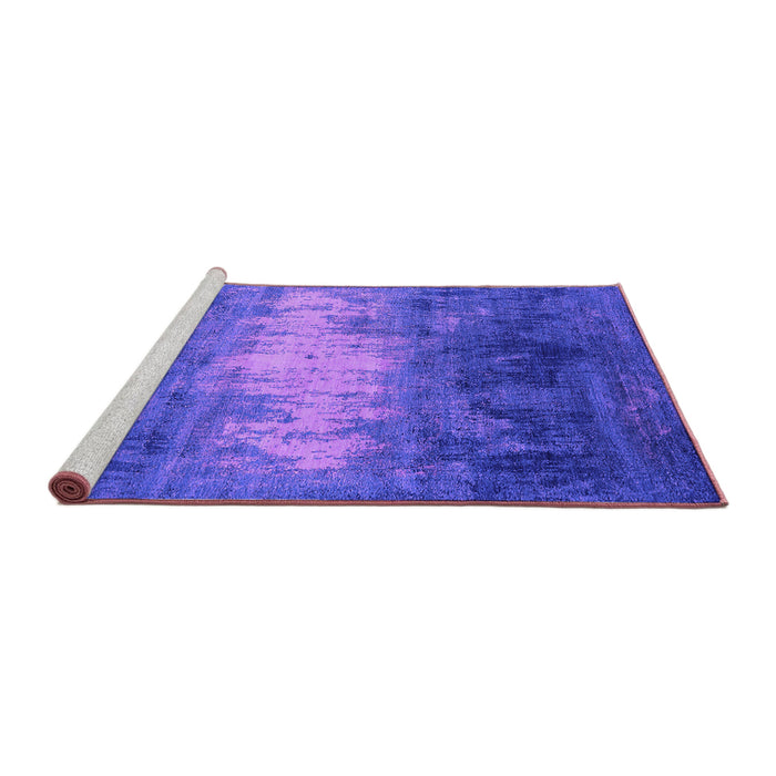 Sideview of Machine Washable Oriental Purple Industrial Area Rugs, wshurb2796pur