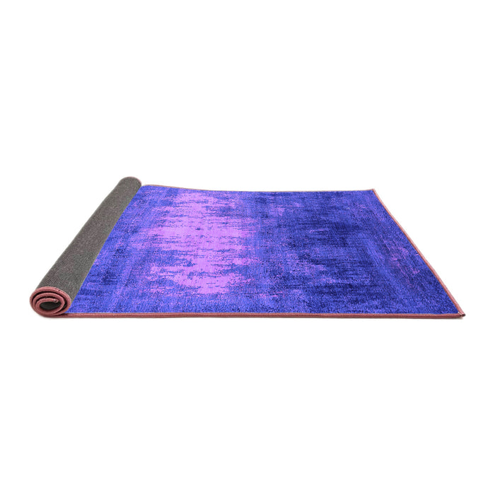 Sideview of Oriental Purple Industrial Rug, urb2796pur