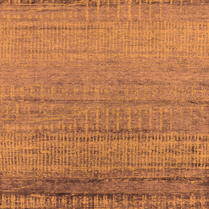 Square Machine Washable Oriental Orange Industrial Area Rugs, wshurb2797org