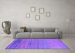Machine Washable Oriental Purple Industrial Area Rugs in a Living Room, wshurb2797pur