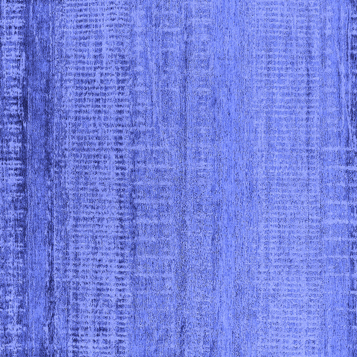 Square Machine Washable Oriental Blue Industrial Rug, wshurb2797blu