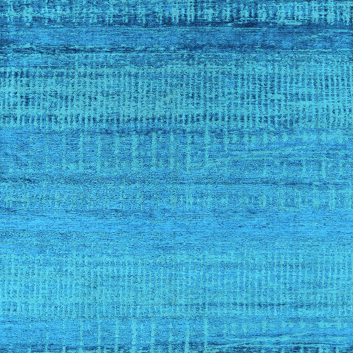 Square Oriental Light Blue Industrial Rug, urb2797lblu