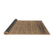 Sideview of Oriental Brown Industrial Rug, urb2797brn