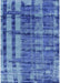 Mid-Century Modern Blue Oriental Rug, urb2798