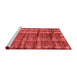 Industrial Red Washable Rugs