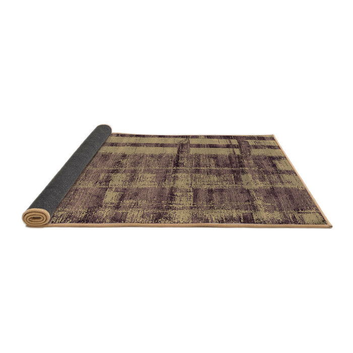Sideview of Oriental Brown Industrial Rug, urb2798brn