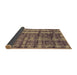 Sideview of Oriental Brown Industrial Rug, urb2798brn