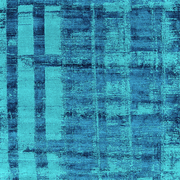 Oriental Turquoise Industrial Rug, urb2798turq