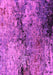 Machine Washable Oriental Pink Industrial Rug, wshurb2799pnk