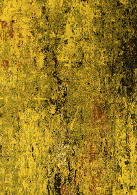 Oriental Yellow Industrial Rug, urb2799yw