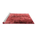 Industrial Red Washable Rugs