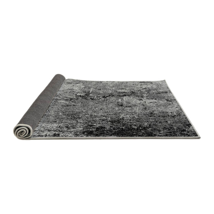 Sideview of Oriental Gray Industrial Rug, urb2799gry