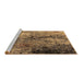 Sideview of Machine Washable Oriental Brown Industrial Rug, wshurb2799brn