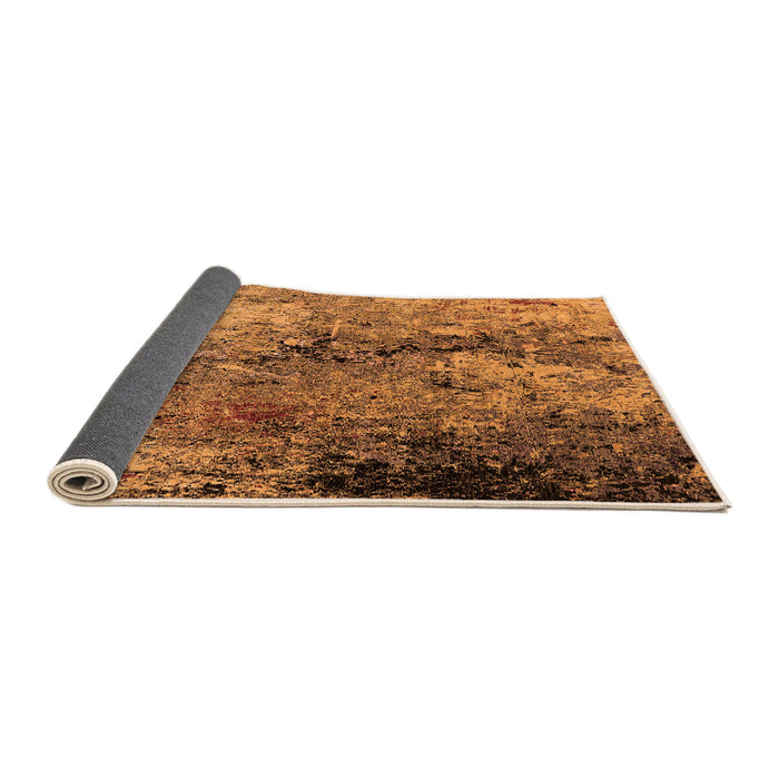Sideview of Oriental Orange Industrial Rug, urb2799org