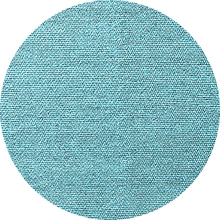 Round Machine Washable Solid Light Blue Modern Rug, wshurb279lblu