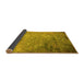 Sideview of Oriental Yellow Industrial Rug, urb2800yw