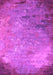 Machine Washable Oriental Pink Industrial Rug, wshurb2800pnk