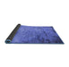 Sideview of Oriental Blue Industrial Rug, urb2800blu