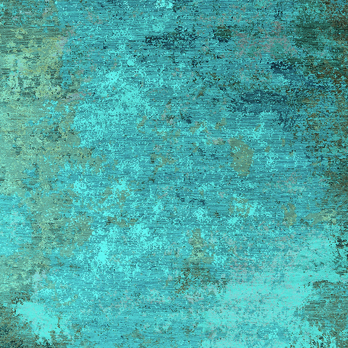 Oriental Turquoise Industrial Rug, urb2800turq