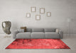 Industrial Red Washable Rugs