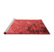 Industrial Red Washable Rugs