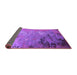 Sideview of Oriental Purple Industrial Rug, urb2801pur