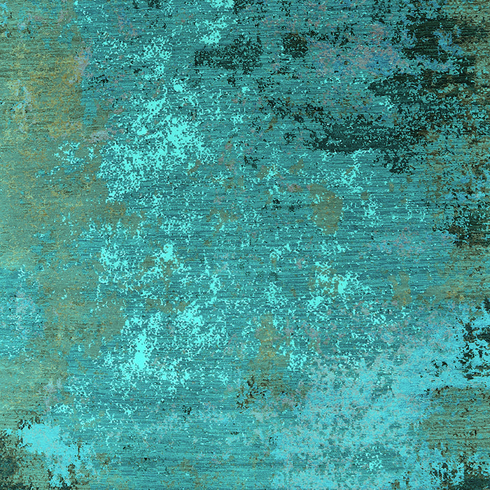 Oriental Turquoise Industrial Rug, urb2801turq