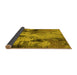 Sideview of Oriental Yellow Industrial Rug, urb2802yw