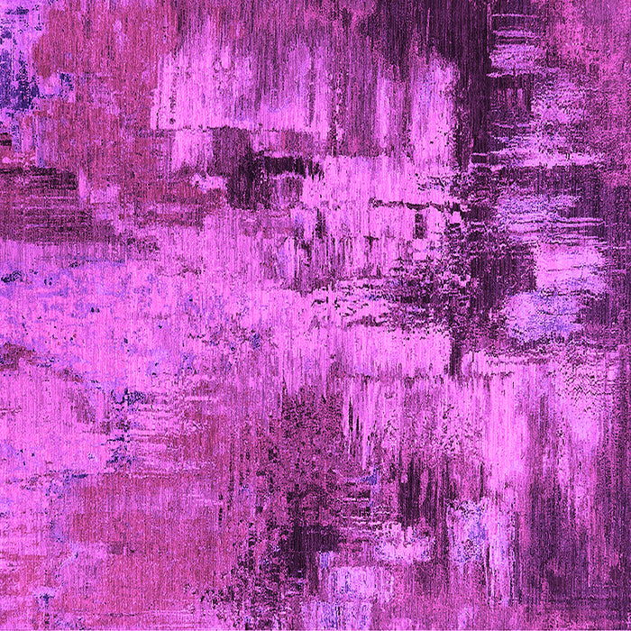 Square Machine Washable Oriental Pink Industrial Rug, wshurb2802pnk