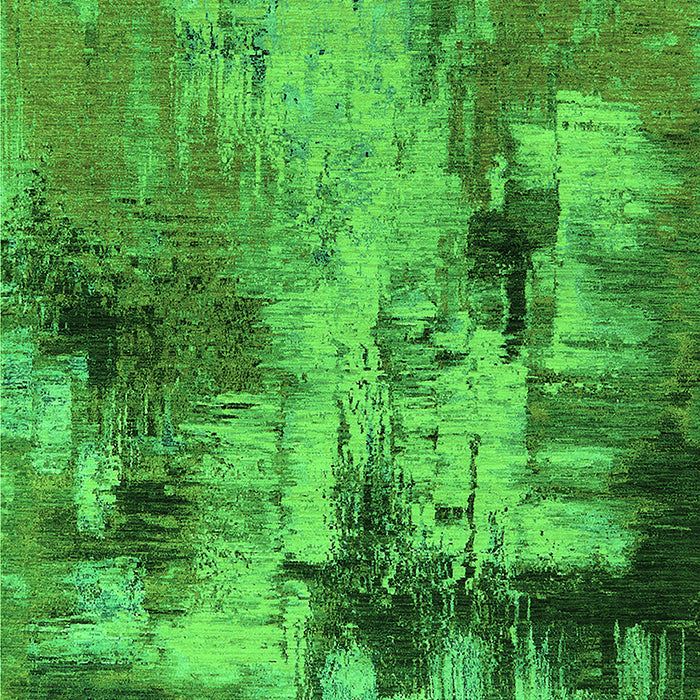 Oriental Green Industrial Rug, urb2802grn