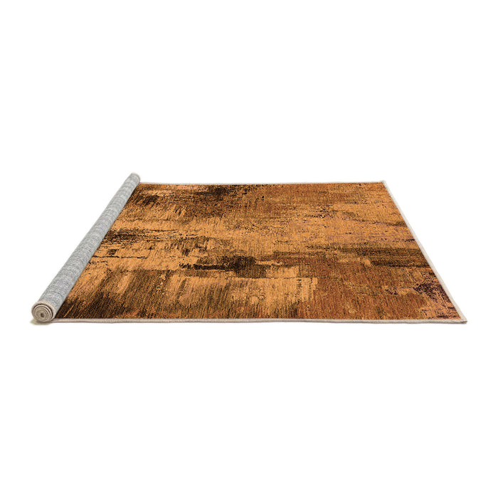Sideview of Machine Washable Oriental Orange Industrial Area Rugs, wshurb2802org