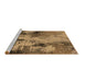 Sideview of Machine Washable Oriental Brown Industrial Rug, wshurb2802brn