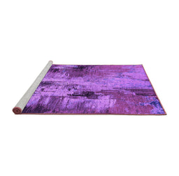 Sideview of Machine Washable Oriental Purple Industrial Area Rugs, wshurb2802pur