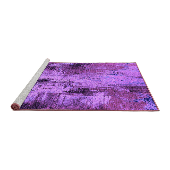 Sideview of Machine Washable Oriental Purple Industrial Area Rugs, wshurb2802pur