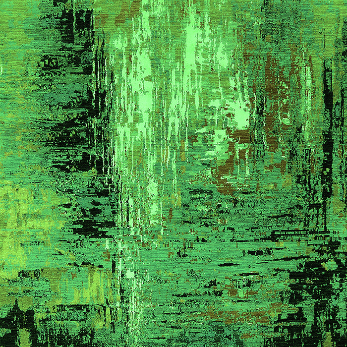 Oriental Green Industrial Rug, urb2803grn