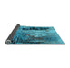 Sideview of Oriental Light Blue Industrial Rug, urb2803lblu