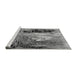 Sideview of Machine Washable Oriental Gray Industrial Rug, wshurb2803gry