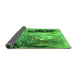 Sideview of Oriental Green Industrial Rug, urb2803grn