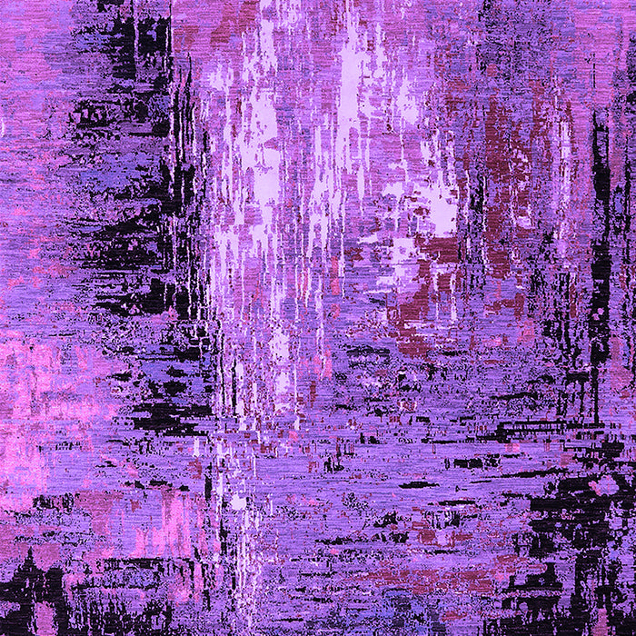 Machine Washable Oriental Purple Industrial Area Rugs, wshurb2803pur