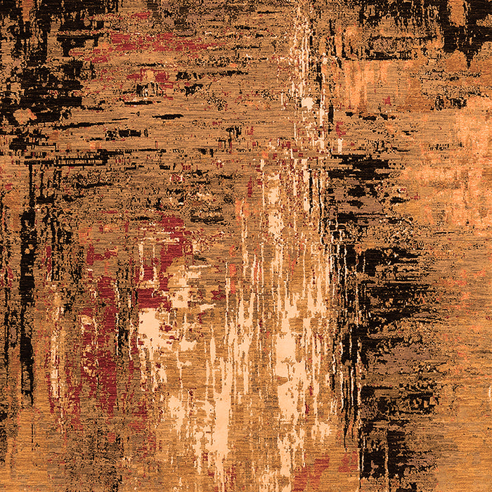 Machine Washable Oriental Orange Industrial Area Rugs, wshurb2803org