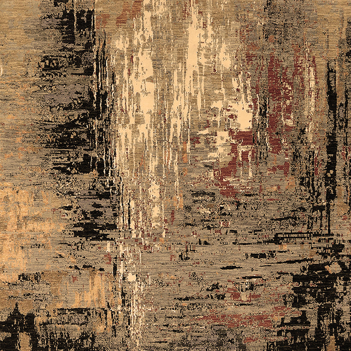 Oriental Brown Industrial Rug, urb2803brn