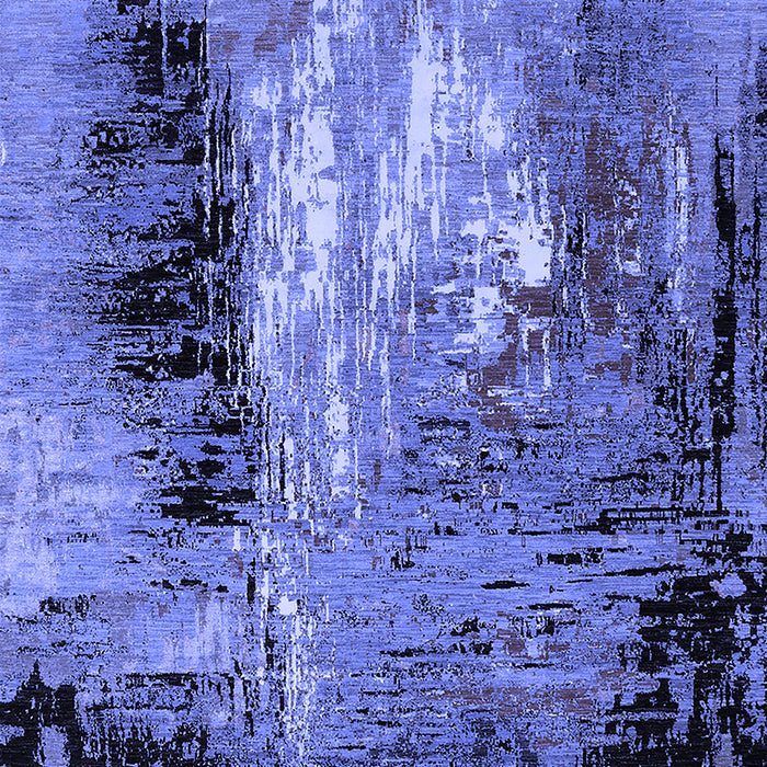 Oriental Blue Industrial Rug, urb2803blu