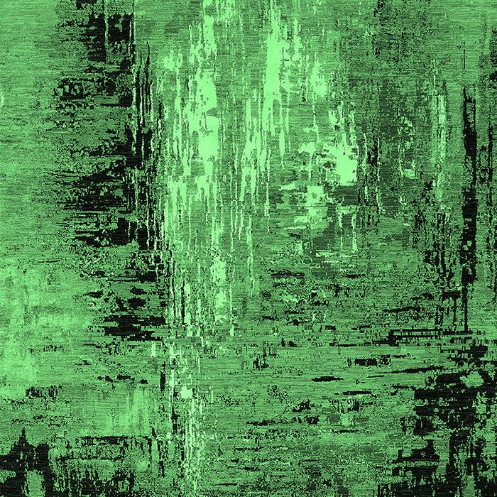 Oriental Emerald Green Industrial Rug, urb2803emgrn