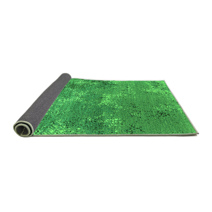 Sideview of Oriental Green Industrial Rug, urb2804grn