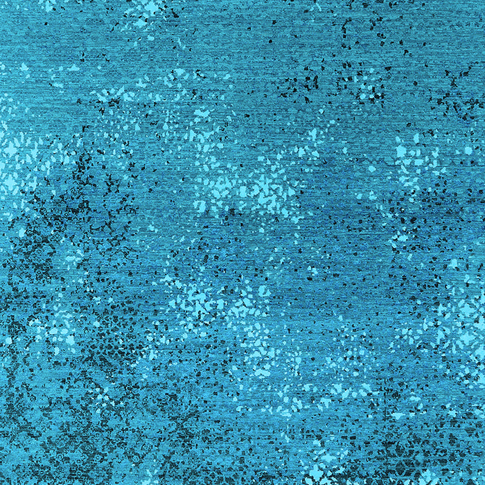 Machine Washable Oriental Light Blue Industrial Rug, wshurb2804lblu