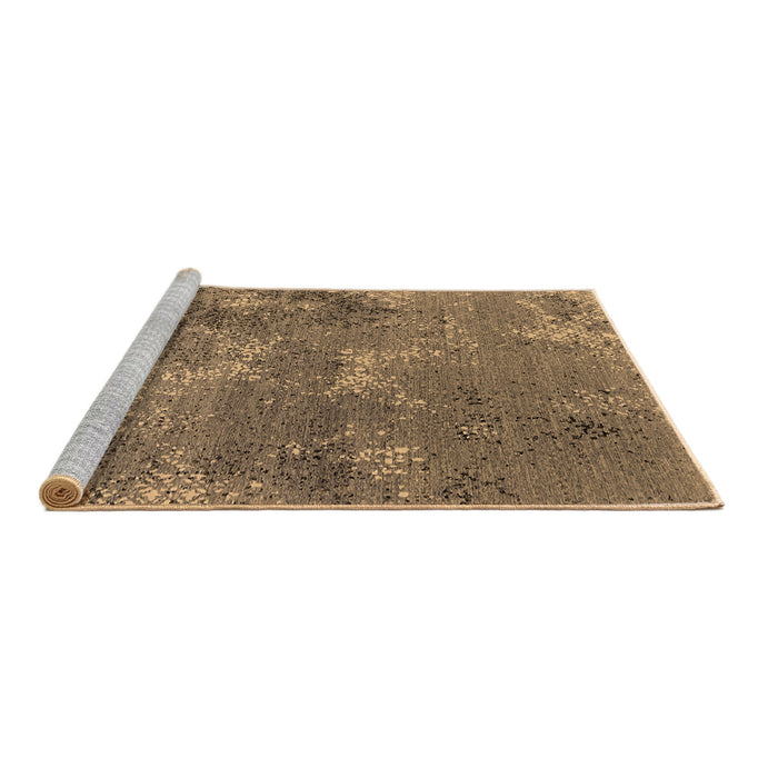 Sideview of Machine Washable Oriental Brown Industrial Rug, wshurb2804brn
