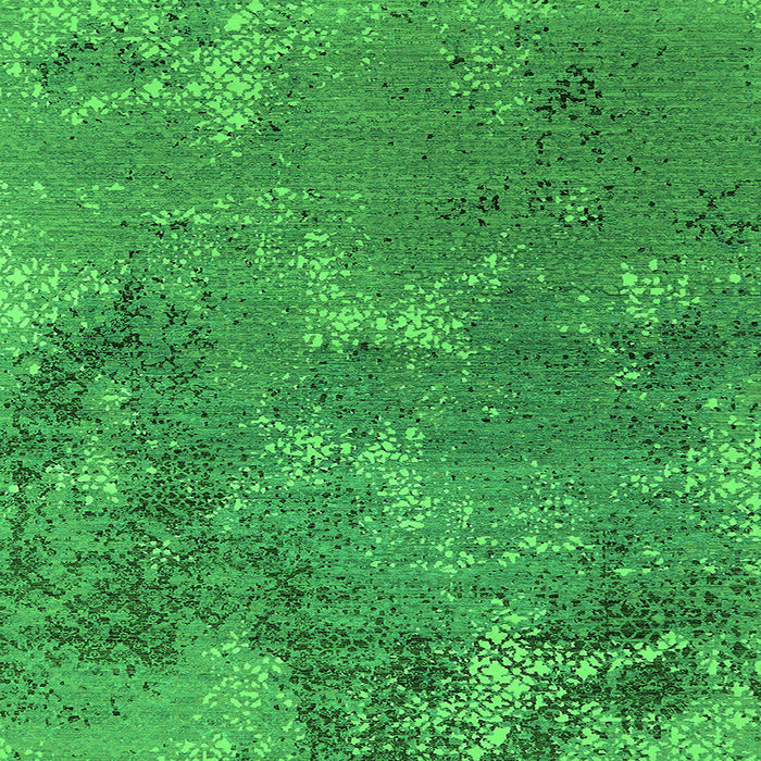 Square Oriental Green Industrial Rug, urb2804grn